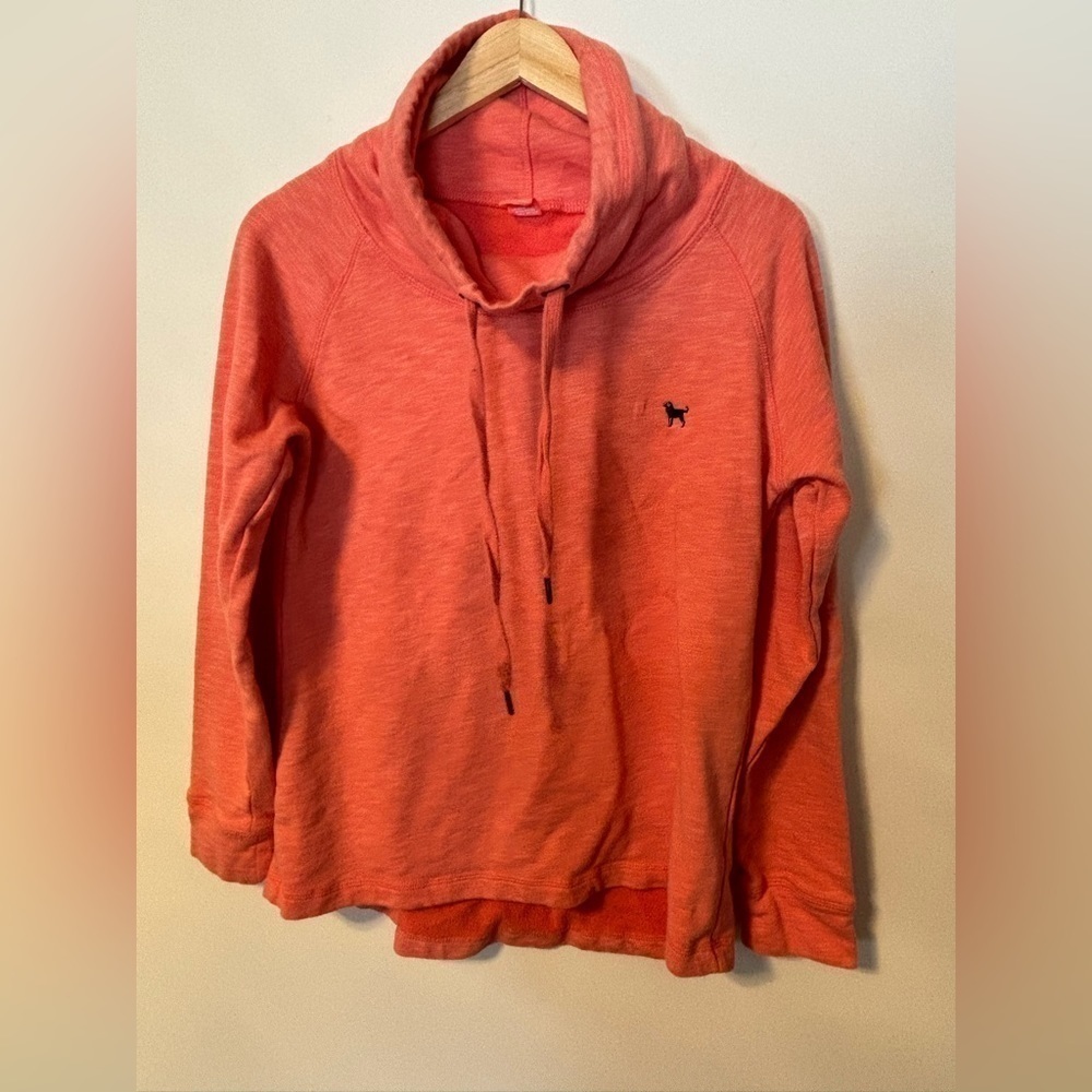 The Black Dog- beautiful pink cowl neck pullover sweater